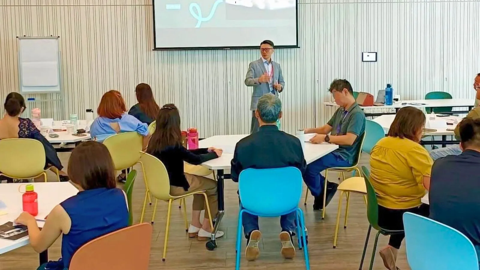 Colin facilitating a workshop